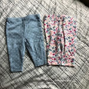 Carter’s 3 month leggings (2 pairs)